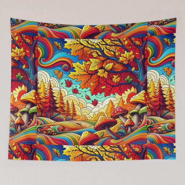 Item preview, Psychedelic Art Autumn designed and sold by ocorvo.