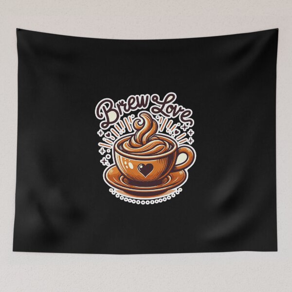 Item preview, Brew Love - Coffee Cup Illustration designed and sold by MrERNST.