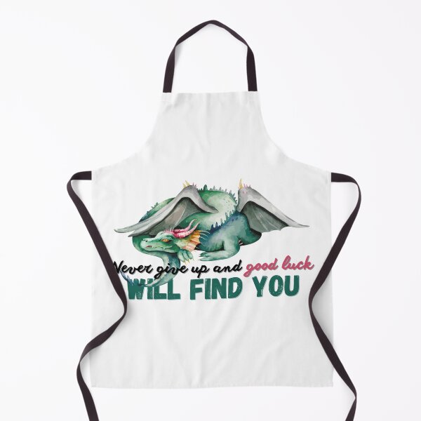 Item preview, Never give up and good luck will find you - Falkor a Luck Dragon designed and sold by Babinooart.