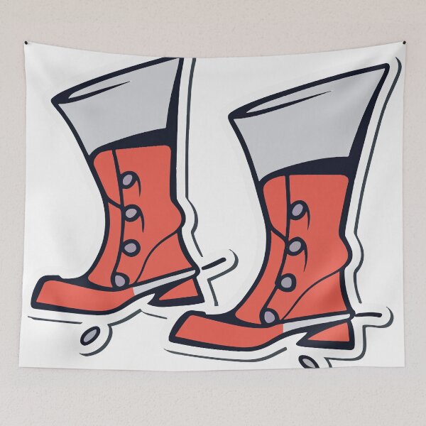 Item preview, High-Stepping Marching Boots Illustration designed and sold by NiftyWrx.