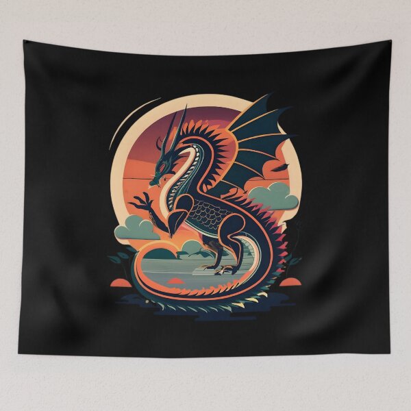 Item preview, Dragon Stance Vibrant Logo designed and sold by DragonRealms.