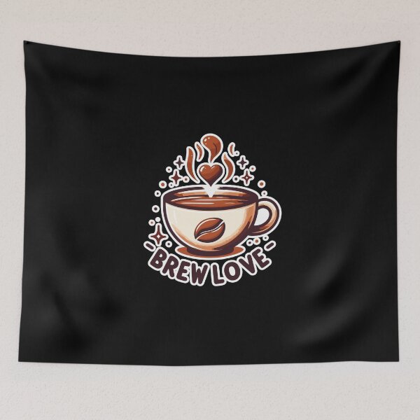 Item preview, Brew Love - Coffee Cup Illustration designed and sold by MrERNST.