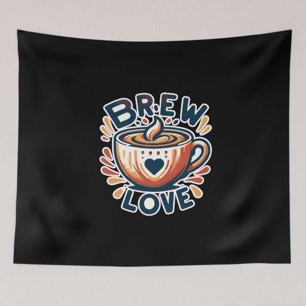 Item preview, Brew Love - Coffee Cup Illustration designed and sold by MrERNST.