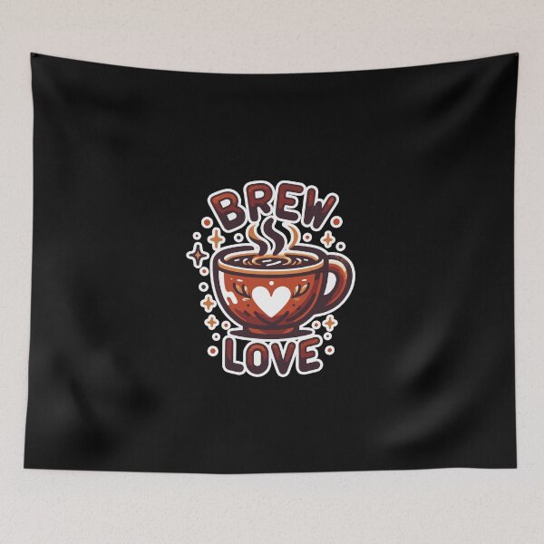 Item preview, Brew Love - Coffee Cup Illustration designed and sold by MrERNST.