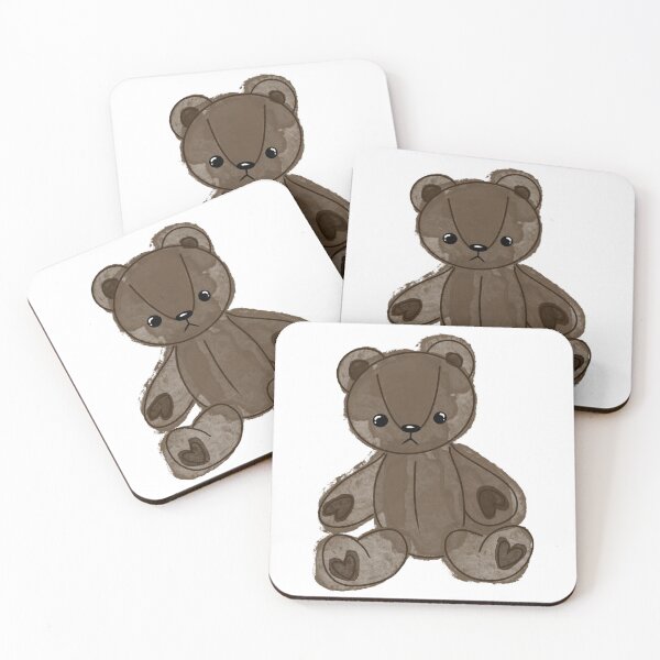 Item preview, Light brown cute teddy bear. designed and sold by ArtDiegoo.