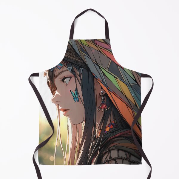 Item preview, Spiritual Shamanic Tribal Anime Girl designed and sold by bubblegoth.