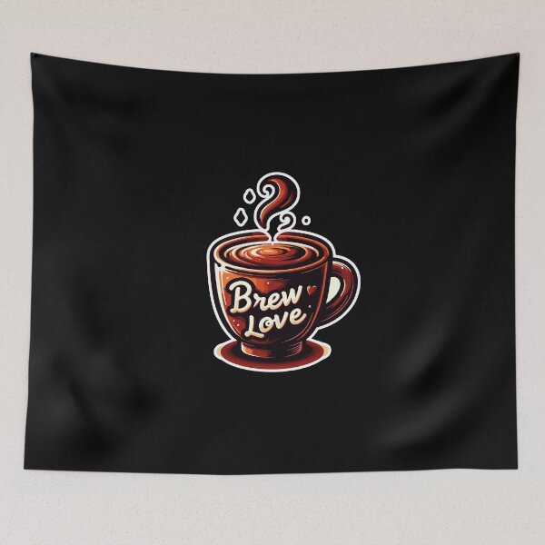 Item preview, Brew Love - Coffee Cup Illustration designed and sold by MrERNST.