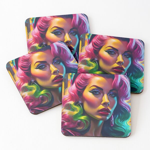 Item preview, Neon Portrait designed and sold by MatrixTattoo.