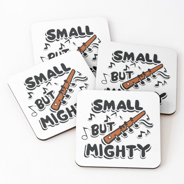 Item preview, Minimalist Piccolo Flute 'Small but Mighty' Motif designed and sold by NiftyWrx.