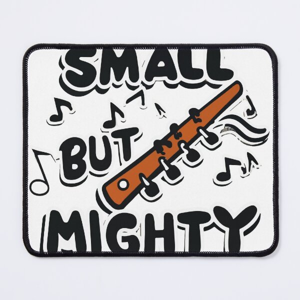 Item preview, Minimalist Piccolo Flute 'Small but Mighty' Motif designed and sold by NiftyWrx.