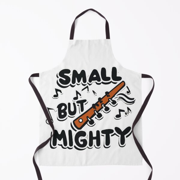 Item preview, Minimalist Piccolo Flute 'Small but Mighty' Motif designed and sold by NiftyWrx.