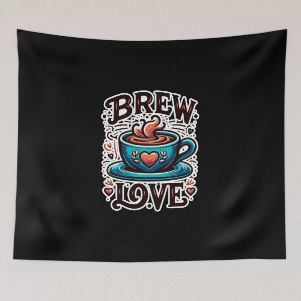 Item preview, Brew Love - Coffee Cup Illustration designed and sold by MrERNST.
