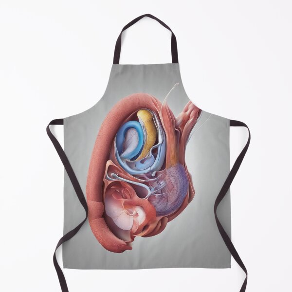 Item preview, Ear Anatomy Sticker Human Inner Ear Anatomy Illustration, Middle Ear Anatomy Sticker, Labelled Ear Anatomy, Human Ear Anatomy Diagram  designed and sold by Footy Frenzy.