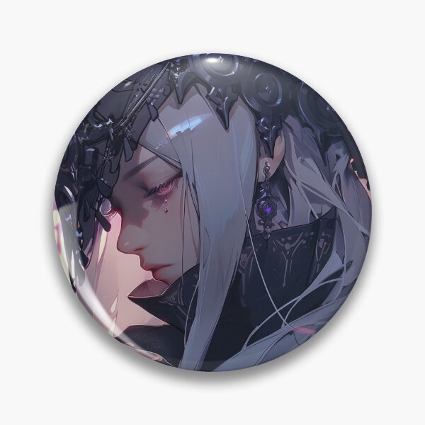 Item preview, Futuristic Sci-Fi Goth Anime Girl designed and sold by bubblegoth.