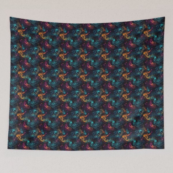 Item preview, colorful nebula designed and sold by PaperKingCo.