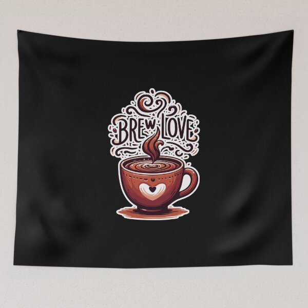 Item preview, Brew Love - Coffee Cup Illustration designed and sold by MrERNST.