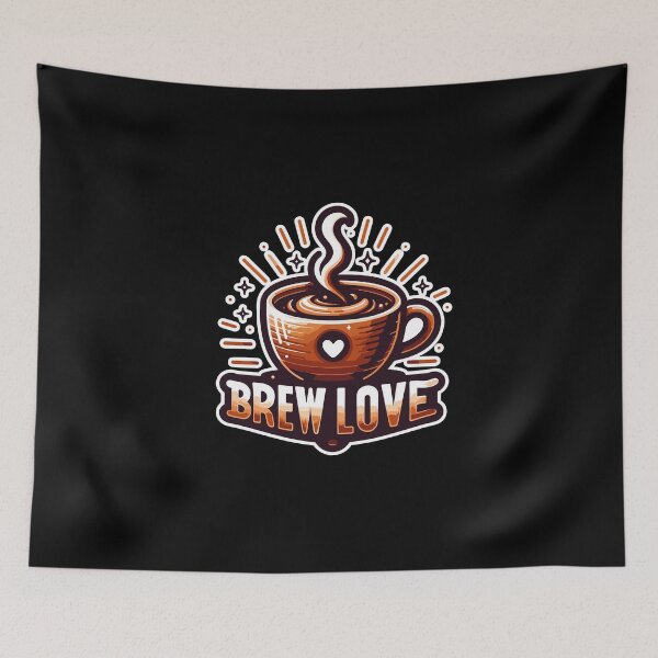 Item preview, Brew Love - Coffee Cup Illustration designed and sold by MrERNST.
