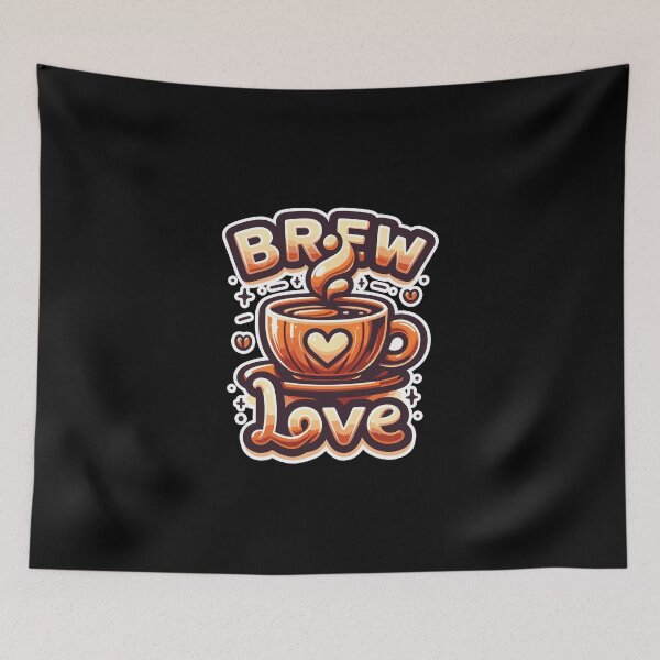 Item preview, Brew Love - Coffee Cup Illustration designed and sold by MrERNST.