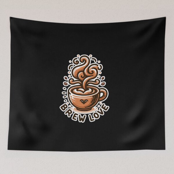 Item preview, Brew Love - Coffee Cup Illustration designed and sold by MrERNST.