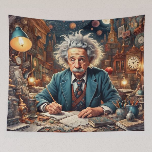 Item preview, Albert Einstein Fan Art designed and sold by Simplybe1.