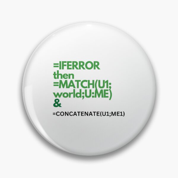 Item preview, Iferror then let us match and concatenate designed and sold by Ilya-pio-art.
