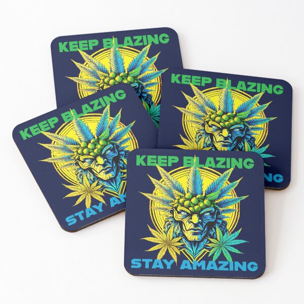 Item preview, KEEP BLAZING STAY AMAZING COOL COLORFUL QUOTES designed and sold by La Loca.