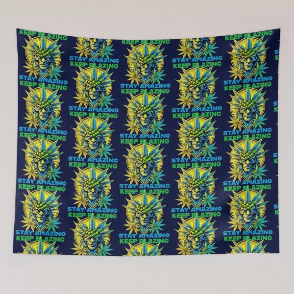 Item preview, KEEP BLAZING STAY AMAZING COOL COLORFUL QUOTES designed and sold by La Loca.