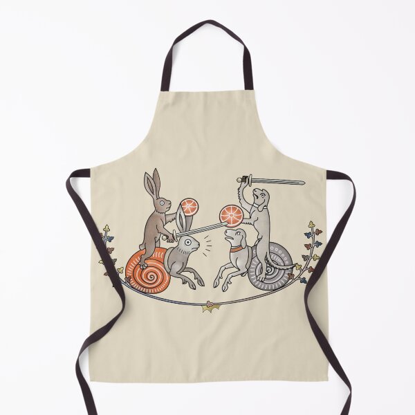 Item preview, Medieval Marginalia Rabbits vs Dogs designed and sold by MargiKnights.