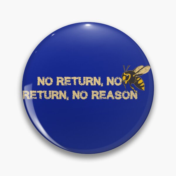 Item preview, "No Return No Reason" Quote Sticker  designed and sold by NessasSpookyArt.