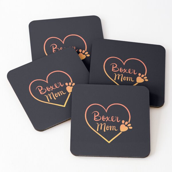 Item preview, Boxer Mom Heart & PawPrint designed and sold by clounewcomb.
