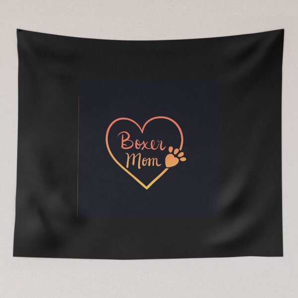 Item preview, Boxer Mom Heart & PawPrint designed and sold by clounewcomb.