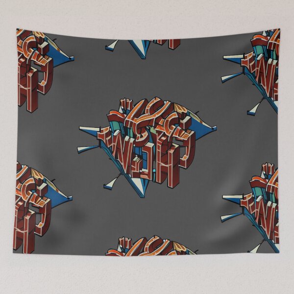 Item preview, Industrial Graffiti Style Gibberish designed and sold by Chubuter.