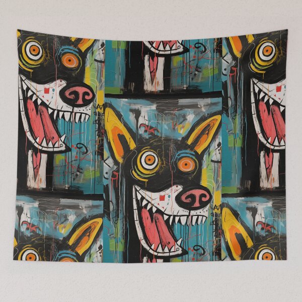 Aperçu de l'œuvre Art Brut - Chien créée et vendue par sheprint.