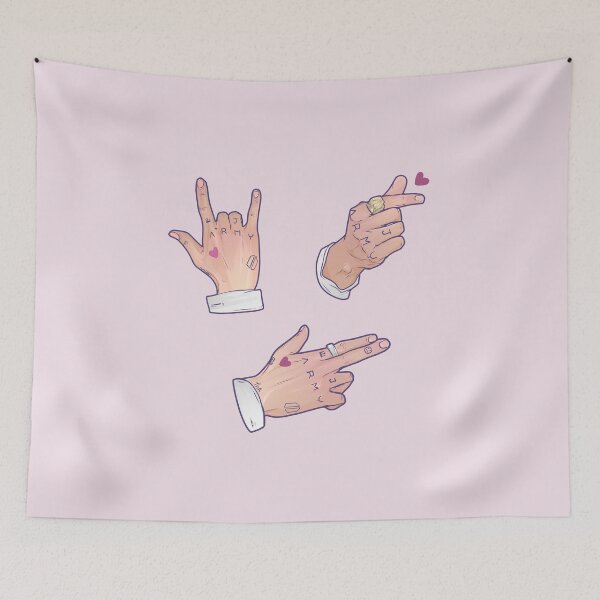Item preview, JK Tattoos And Finger Heart designed and sold by illhustration.