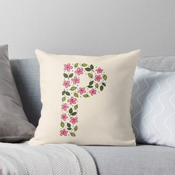 Item preview, Floral Monogram Letter P designed and sold by srsig designs.