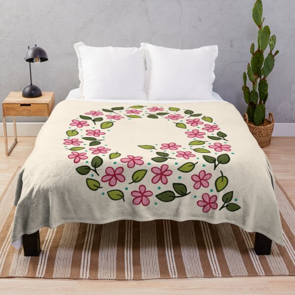 Aperçu de l'œuvre Lettre monogramme floral Q créée et vendue par srsig designs.