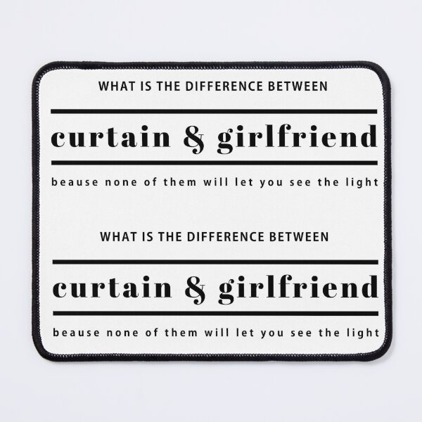 Item preview, a curtain and a girlfriend designed and sold by iamjus1.