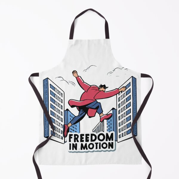Item preview, Freedom in Motion - Freerunning Athlete Comic Style Illustration designed and sold by NiftyWrx.