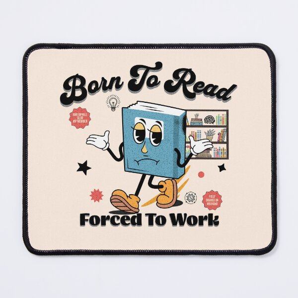 Item preview, Librarian And Book Lover. Born To Read, Forced To Work. designed and sold by Ninety9Secrets.