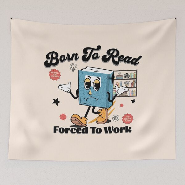 Item preview, Librarian And Book Lover. Born To Read, Forced To Work. designed and sold by Ninety9Secrets.