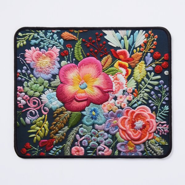 Item preview, Embroidery Flowers designed and sold by Myra365Art.