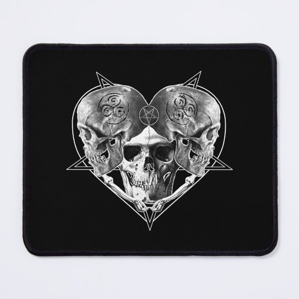 Item preview, Celtic Pentagram Heart Skull Valentine designed and sold by StudioApocalyps.