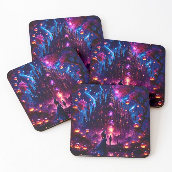 Item preview, Anywhere you go art fantasy castle pink purple designed and sold by FantasyJo.
