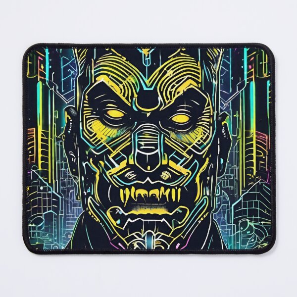Item preview, Neon Digital Demon designed and sold by MatrixTattoo.