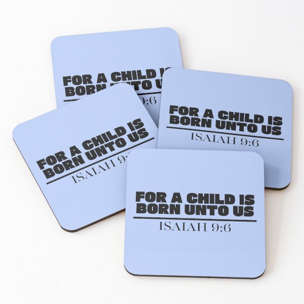 Item preview, FOR A CHILD IS BORN UNTO US ISAIAH 9:6 designed and sold by kcaandwu.