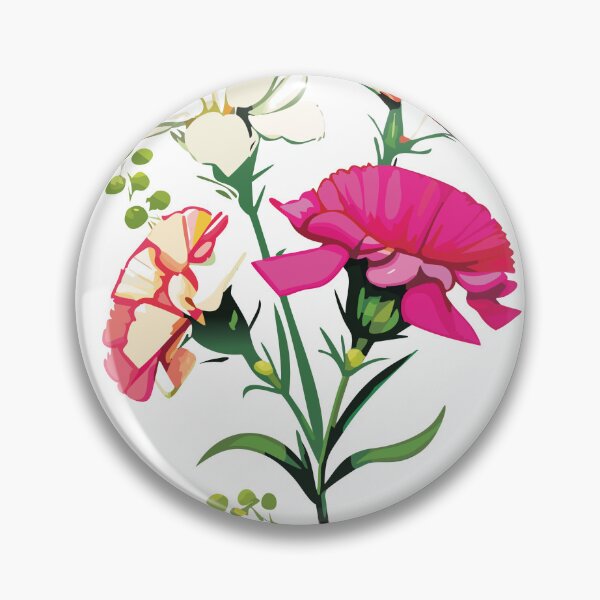 Item preview, Anti-fascist carnations designed and sold by focodisseny.