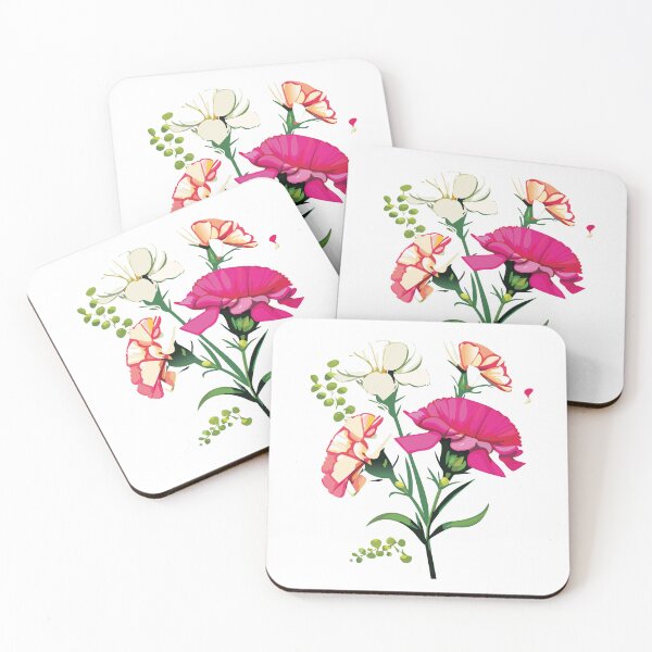 Item preview, Anti-fascist carnations designed and sold by focodisseny.