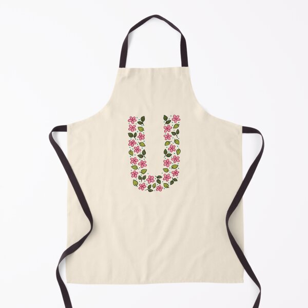 Aperçu de l'œuvre Lettre monogramme floral U créée et vendue par srsig designs.