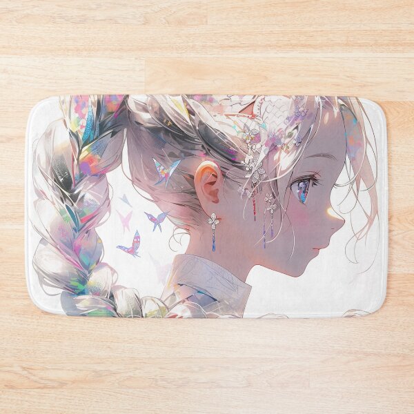 Item preview, Fantasy Hairstyle Pastel Butterfly Anime Girl designed and sold by bubblegoth.
