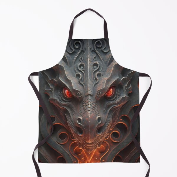 Item preview, Enchanted Fire Medieval Stone Gargoyle Dragon  designed and sold by DragonRealms.